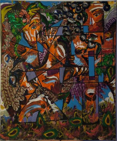 Adam et Eve dan l\\\'Eden cubiste